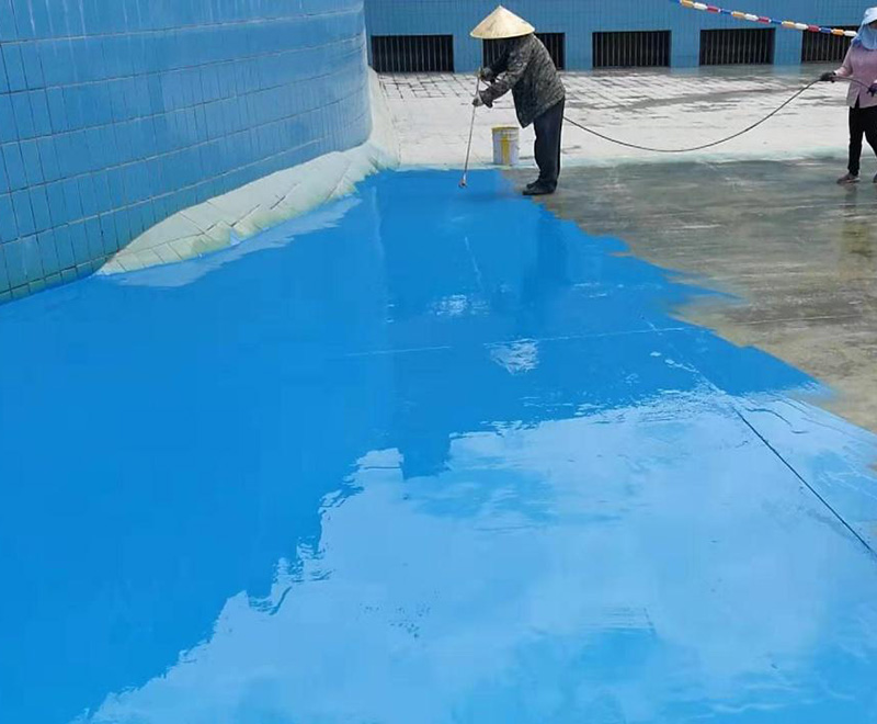 Spray poly-urea waterproof materials